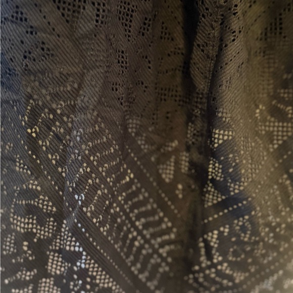 Bleu Rod Beattie Black lace fly away‎ tankini Top NWT plus size 18W whimsigoth - Picture 9 of 10